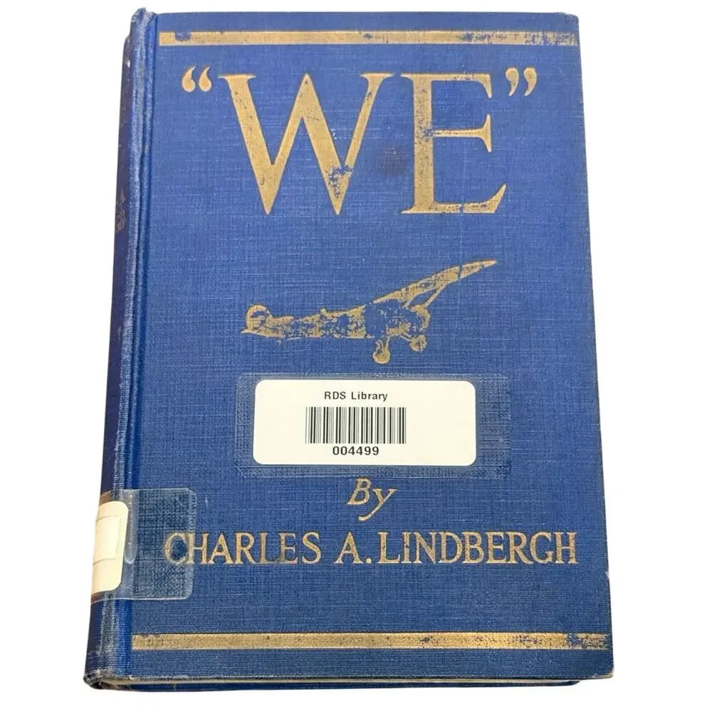 Vintage 1927 WE Charles Lindbergh 1st Edition 8th Printing Hardcover Book As Is